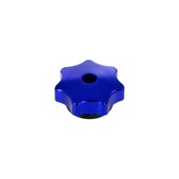 Aluminium CNC Sterngriffmutter Blau eloxiert M6 Haube Motor Abdeckung für Simson Schwalbe KR51 SR50 SR80 Spatz Star Sperber Habicht für MZ ES TS 125 150 175 250