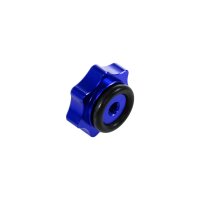 Aluminium CNC Sterngriffmutter Blau eloxiert M6 Haube Motor Abdeckung für Simson Schwalbe KR51 SR50 SR80 Spatz Star Sperber Habicht für MZ ES TS 125 150 175 250