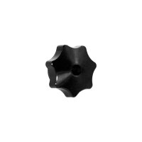 Aluminium CNC Sterngriffmutter Schwarz eloxiert M6 Haube...