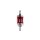 Tuning Benzinfilter rot chrom 6mm 7mm 8mm für Simson S50 S51 S70 S53 SR50 Spatz Star Sperber Habicht MZ ETZ TS ES ETS 125 150 NSU Max Lux Kreidler Hercules Filter