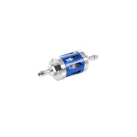 Tuning Benzinfilter blau chrom 6mm 7mm 8mm für...