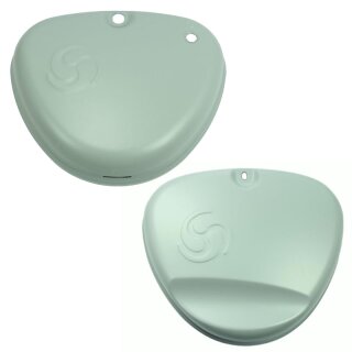 Seitendeckel links rechts Simson S51 E S50 S70 Metall grundiert Enduro Delle