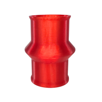 3D Druck Ansaugmuffe strömungsoptimiert, rot...