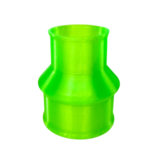 3D Druck Ansaugmuffe strömungsoptimiert, neon grün 30mm/40mm für Simson S51 S50 S70 S53 S83 BVF AMAL Vergaser Ansaugschlauch