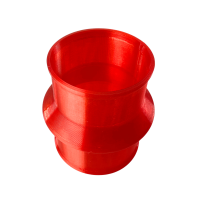 3D Druck Ansaugmuffe strömungsoptimiert, rot 40mm43mm für Simson S51 S50 S70 S53 S83 Ansaugschlauch Standard Vergaser 3D Druck