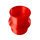 3D Druck Ansaugmuffe strömungsoptimiert, rot 40mm43mm für Simson S51 S50 S70 S53 S83 Ansaugschlauch Standard Vergaser 3D Druck