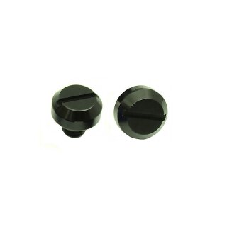 Paar Verschluss Schrauben schwarz für M8 Gewinde eloxiert Simson S51 S50 S70 KR51 Schwalbe SR50 S53 Spatz Sperber Habicht Star