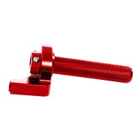 Alu CNC Schnellgasgriff Rot für Simson S51, S50, S53 S83 Rennsport für DDR Berliner, Mikuni, andere Vergaser Cross Motorcross Tuning Enduro universal