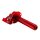 Alu CNC Schnellgasgriff Rot für Simson S51, S50, S53 S83 Rennsport für DDR Berliner, Mikuni, andere Vergaser Cross Motorcross Tuning Enduro universal