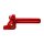 Alu CNC Schnellgasgriff Rot für Simson S51, S50, S53 S83 Rennsport für DDR Berliner, Mikuni, andere Vergaser Cross Motorcross Tuning Enduro universal