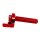 Alu CNC Schnellgasgriff Rot für Simson S51, S50, S53 S83 Rennsport für DDR Berliner, Mikuni, andere Vergaser Cross Motorcross Tuning Enduro universal