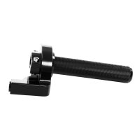 Alu CNC Schnellgasgriff Schwarz für Simson S51, S50, S53 S83 Rennsport für DDR Berliner, Mikuni, andere Vergaser Cross Motorcross Tuning Enduro universal