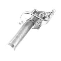 Alu CNC Schnellgasgriff Silber für Simson S51, S50, S53 S83 Rennsport für DDR Berliner, Mikuni, andere Vergaser Cross Motorcross Tuning Enduro