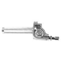 Alu CNC Schnellgasgriff Silber für Simson S51, S50, S53 S83 Rennsport für DDR Berliner, Mikuni, andere Vergaser Cross Motorcross Tuning Enduro