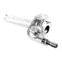 Alu CNC Schnellgasgriff Silber für Simson S51, S50, S53 S83 Rennsport für DDR Berliner, Mikuni, andere Vergaser Cross Motorcross Tuning Enduro