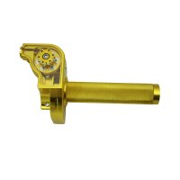 Alu CNC Schnellgasgriff Gold für Simson S51, S50,...