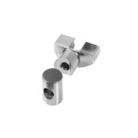 Eloxierte Tuning Verstellschraube silber für Simson S51 S50 KR51 Schwalbe SR50 S53 Star Sperber Habicht Stellmutter Bremse Bremsgestänge Bremsstange