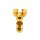 Eloxierte Tuning Verstellschraube gold für Simson S51 S50 KR51 Schwalbe SR50 S53 Star Sperber Habicht Stellmutter Bremse Bremsgestänge Bremsstange