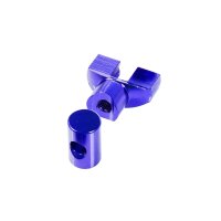 Eloxierte Tuning Verstellschraube blau für Simson S51 S50 KR51 Schwalbe SR50 S53 Star Sperber Habicht Stellmutter Bremse Bremsgestänge Bremsstange