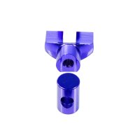 Eloxierte Tuning Verstellschraube blau für Simson S51 S50 KR51 Schwalbe SR50 S53 Star Sperber Habicht Stellmutter Bremse Bremsgestänge Bremsstange
