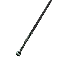 Tuning Bremsstange schwarz eloxiert mit Kugelkopf für Simson S51 S53 S50 S60 S70 485mm