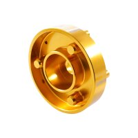 CNC Mitnehmer gold eloxiert, Lager verstärkt hinten Antriebsritzel geschraubt für Simson S51 S50 KR51 Schwalbe Star Sperber Habicht Duo verschiedene Kettenräder möglich
