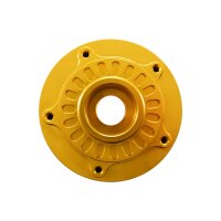 CNC Mitnehmer gold eloxiert, Lager verstärkt hinten Antriebsritzel geschraubt für Simson S51 S50 KR51 Schwalbe Star Sperber Habicht Duo verschiedene Kettenräder möglich