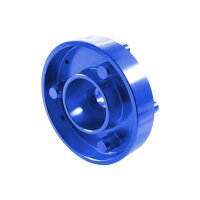 CNC Mitnehmer blau eloxiert, Lager verstärkt hinten Antriebsritzel geschraubt für Simson S51 S50 KR51 Schwalbe Star Sperber Habicht Duo verschiedene Kettenräder möglich