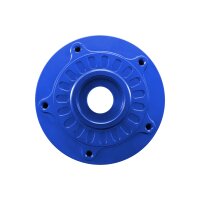 CNC Mitnehmer blau eloxiert, Lager verstärkt hinten Antriebsritzel geschraubt für Simson S51 S50 KR51 Schwalbe Star Sperber Habicht Duo verschiedene Kettenräder möglich