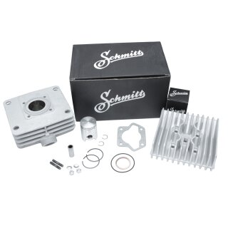 Schmitt 4-Kanal Zylinder "Sportfreund" 50cm³  + Vertex Kolben + Zylinderkopf für S51 SR50 S53 KR51 Schwalbe SD50 MS50 Sperber Motor