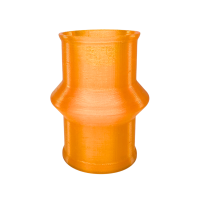3D Druck Ansaugmuffe strömungsoptimiert, orange...