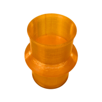 3D Druck Ansaugmuffe strömungsoptimiert, orange 30mm/30mm für Simson S51 S50 S70 S53 S83 Ansaugschlauch Standard Vergaser 3D Druck