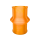 3D Druck Ansaugmuffe strömungsoptimiert, orange 30mm/30mm für Simson S51 S50 S70 S53 S83 Ansaugschlauch Standard Vergaser 3D Druck