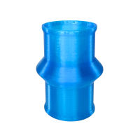 3D Druck Ansaugmuffe strömungsoptimiert, blau...