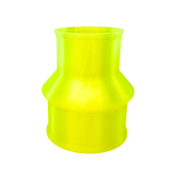 3D Druck Ansaugmuffe strömungsoptimiert, neon gelb...