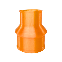 3D Druck Ansaugmuffe strömungsoptimiert, Neon-Orange...