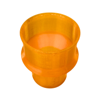 3D Druck Ansaugmuffe strömungsoptimiert, Neon-Orange 30/40mm für Simson S51 S50 S70 S53 S83 Ansaugschlauch Vergaser 30mm 40mm Standard Vergaser, Tuning Herz