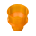 3D Druck Ansaugmuffe strömungsoptimiert, Neon-Orange 30/40mm für Simson S51 S50 S70 S53 S83 Ansaugschlauch Vergaser 30mm 40mm Standard Vergaser, Tuning Herz