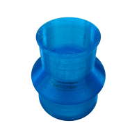 3D Druck Ansaugmuffe strömungsoptimiert, blau 30/40mm für Simson S51 S50 S70 S53 S83 Ansaugschlauch Vergaser Standard Vergaser, Tuning Herz