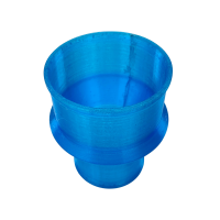 3D Druck Ansaugmuffe strömungsoptimiert, blau 30/40mm für Simson S51 S50 S70 S53 S83 Ansaugschlauch Vergaser Standard Vergaser, Tuning Herz