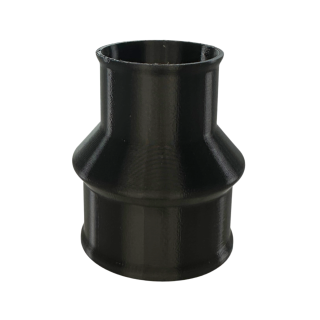 3D Druck Ansaugmuffe strömungsoptimiert, schwarz 30mm 40mm für Simson S51 S50 S70 S53 S83 Ansaugschlauch Vergaser 30mm 40mm 30/40mm Standard Vergaser, Tuning Herz 3D Druck