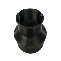 3D Druck Ansaugmuffe strömungsoptimiert, schwarz 30mm 40mm für Simson S51 S50 S70 S53 S83 Ansaugschlauch Vergaser 30mm 40mm 30/40mm Standard Vergaser, Tuning Herz 3D Druck
