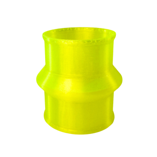 3D Druck Ansaugmuffe strömungsoptimiert, neon gelb 40mm/43mm für Simson S51 S50 S70 S53 S83 Mikuni Vergaser Ansaugschlauch