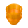 3D Druck Ansaugmuffe strömungsoptimiert, neon orange 40mm/43mm für Simson S51 S50 S70 S53 S83 Mikuni Vergaser Ansaugschlauch