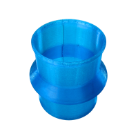 3D Druck Ansaugmuffe strömungsoptimiert, blau 40mm/43mm für Simson S51 S50 S70 S53 S83 BVF AMAL Vergaser Ansaugschlauch