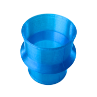 3D Druck Ansaugmuffe strömungsoptimiert, blau 40mm/43mm für Simson S51 S50 S70 S53 S83 BVF AMAL Vergaser Ansaugschlauch