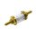 CNC Benzinfilter gold eloxiert 6mm 7mm 8mm für Simson S50 S51 S70 S53 SR50 Spatz Star Sperber Habicht MZ ETZ TS ES ETS 125 150 NSU Max Lux Kreidler Hercules Tuning Filter