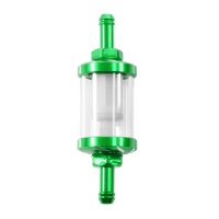 CNC Benzinfilter grün eloxiert 6mm 7mm 8mm für...