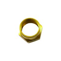 Tuning CNC Alu Benzinhahn Mutter gold eloxiert für Simson S51 S50 S70 SR50 KR51 Schwalbe Star Sperber Duo MZ ETZ TS ES 125 1250 250 M16x1,0 Überwurfmutter