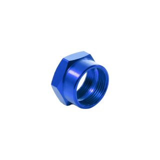 Tuning CNC Alu Benzinhahn Mutter blau eloxiert für Simson S51 S50 S70 SR50 KR51 Schwalbe Star Sperber Duo MZ ETZ TS ES 125 1250 250 M16x1,0 Überwurfmutter